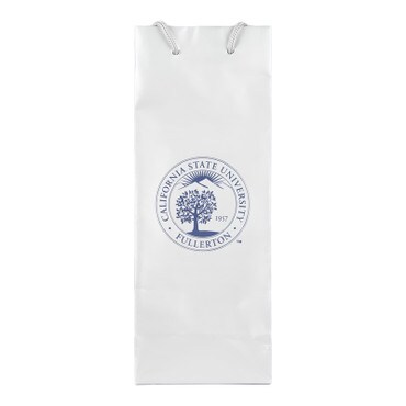 University Seal Bottle Tote- grey